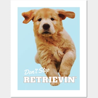 Don't Stop Retrievin' Posters and Art